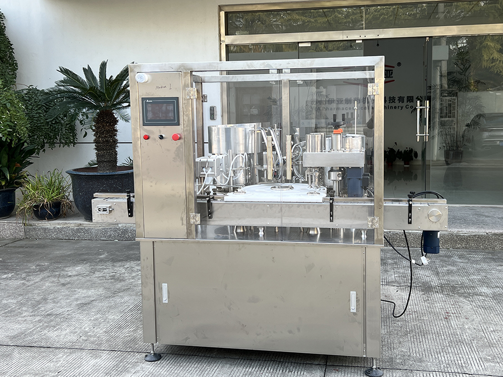 YYGSZ圓盤定位式灌裝加塞加蓋軋蓋機（雙工位）